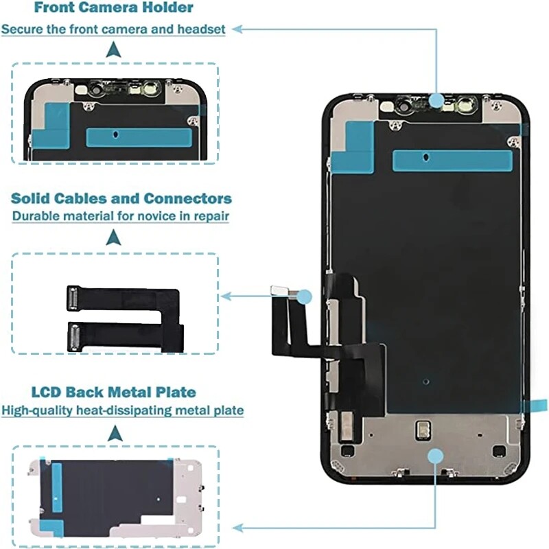 For iPhone X XS XR Max 11 LCD Display Touch Screen Replacement Lot + Tools