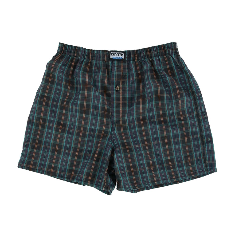 New Knocker Men's Plaid Boxer Shorts (3 Pack)