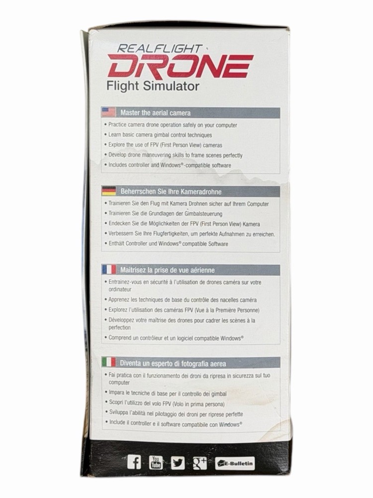 RealFlight Drone Flight Simulator InterLink Controller PC Windows NEW