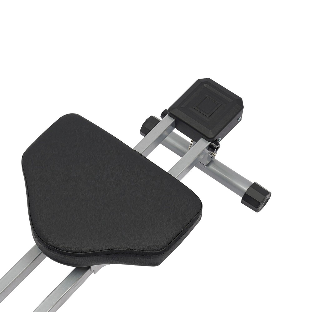 Foldable Rowing Exercise Machine Hydraulic Anti-slip Rowing Machine LED Meter