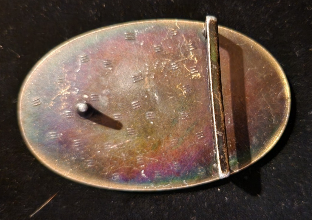 Antique Style CS Belt Buckle Military Civil War Brass Reproduction