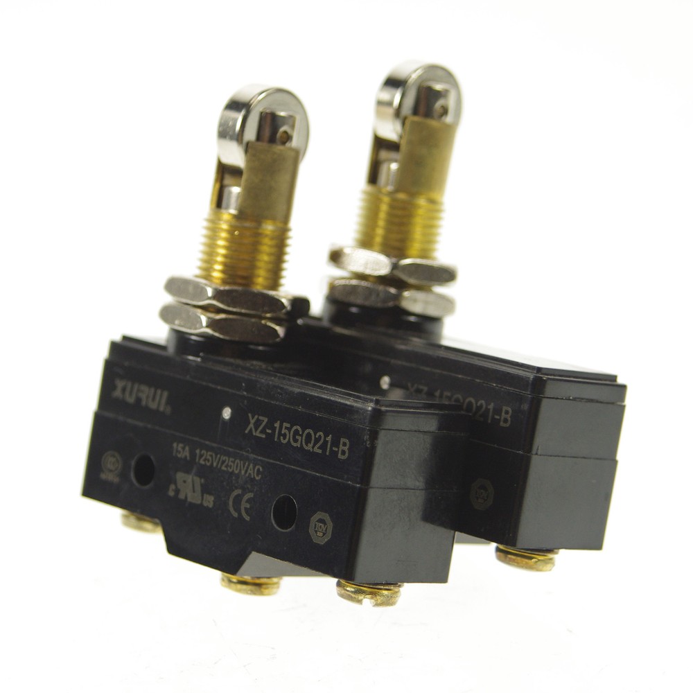 NO+NC Micro Switch SPDT Panel Mount Cross Roller Plunger Lever