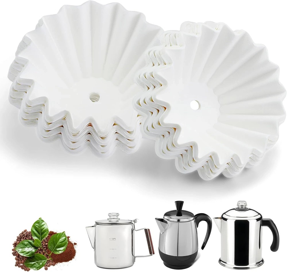 Coffee Filters for Farberware Percolators, 150 Pack, White, 6/9 Cup
