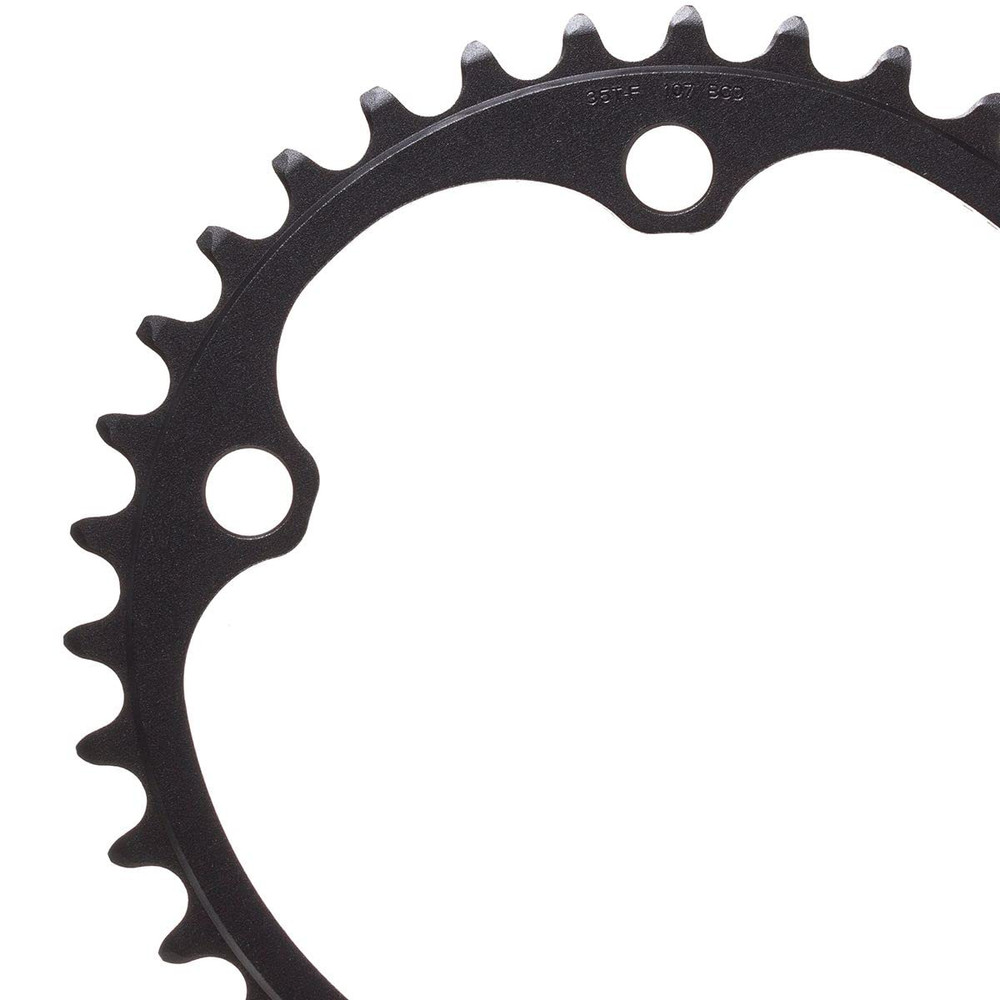 Force 35T Inner Chainring - 107 BCD, 4-Bolt, Blast Black