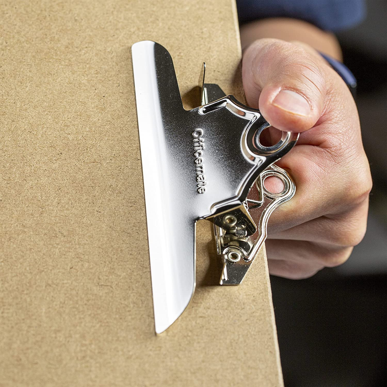 Recycled Wood Clipboard, Letter Size, 9" x 12.5" with 6" Clip, 3 Pack (83133),Br