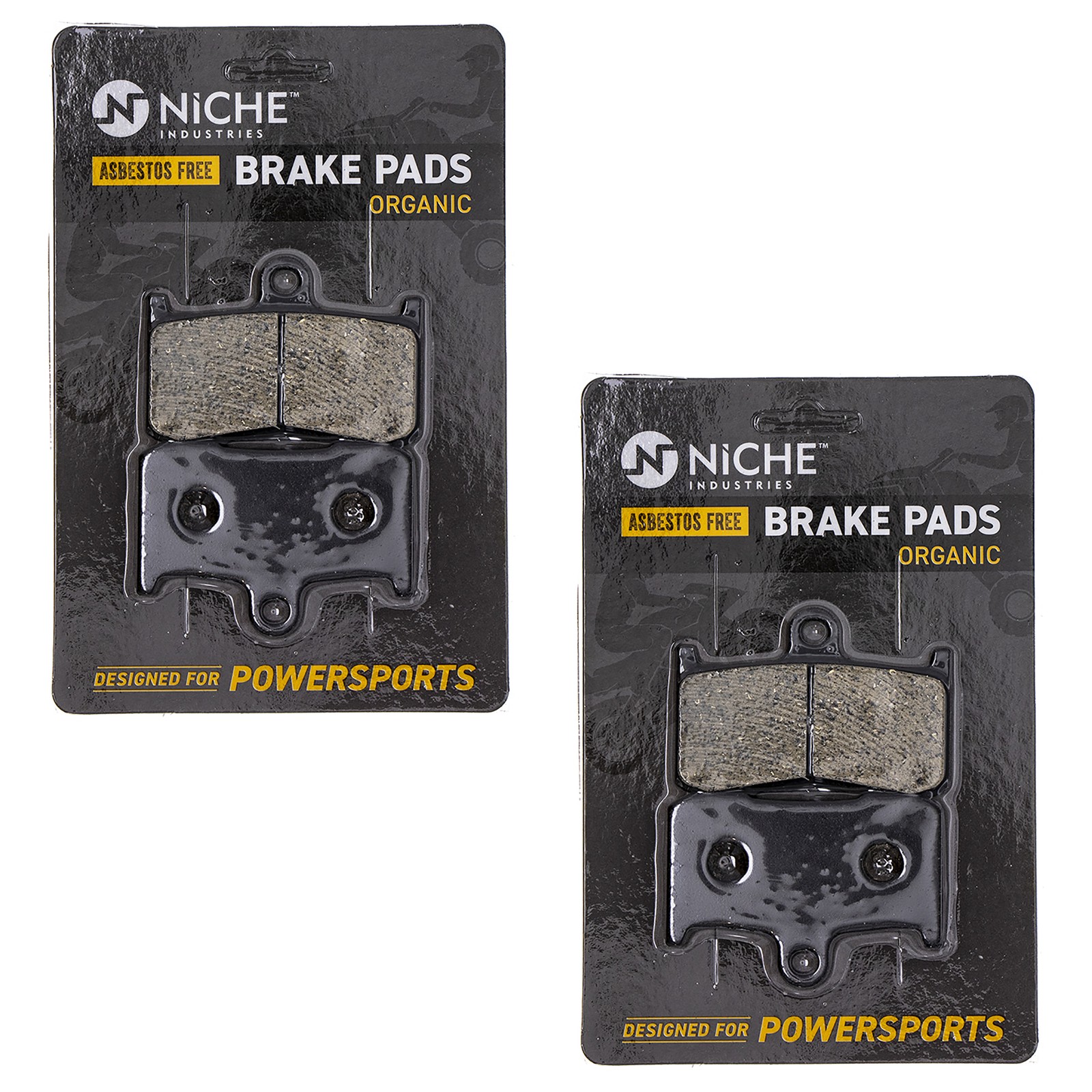 NICHE Brake Pad Set for Victory Cross Country Hammer Roads Front Rear Organic