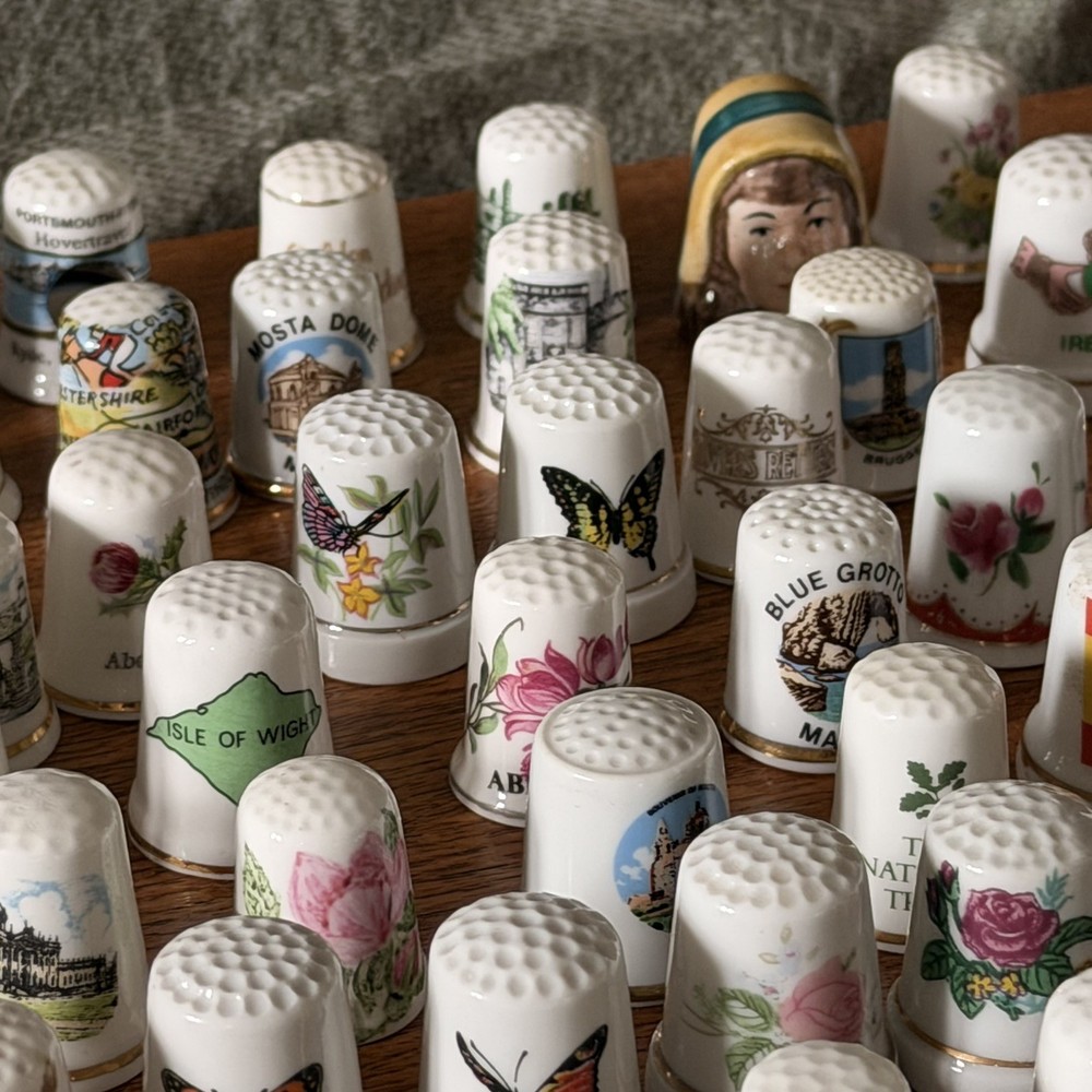 Large Thimble Collection - Over 250 Pieces