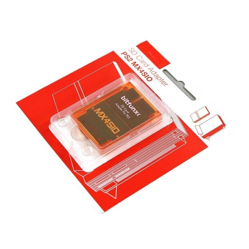 MX4SIO SIO2SD Micro SD Adapter PS2 Memory Card Expansion SIO Replacement Orange