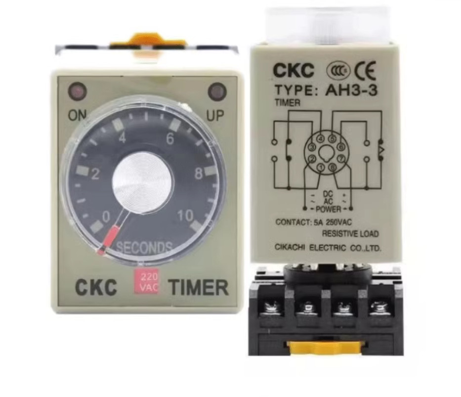 1PC New CKC timer AH3-2 DC24V 10S #LL