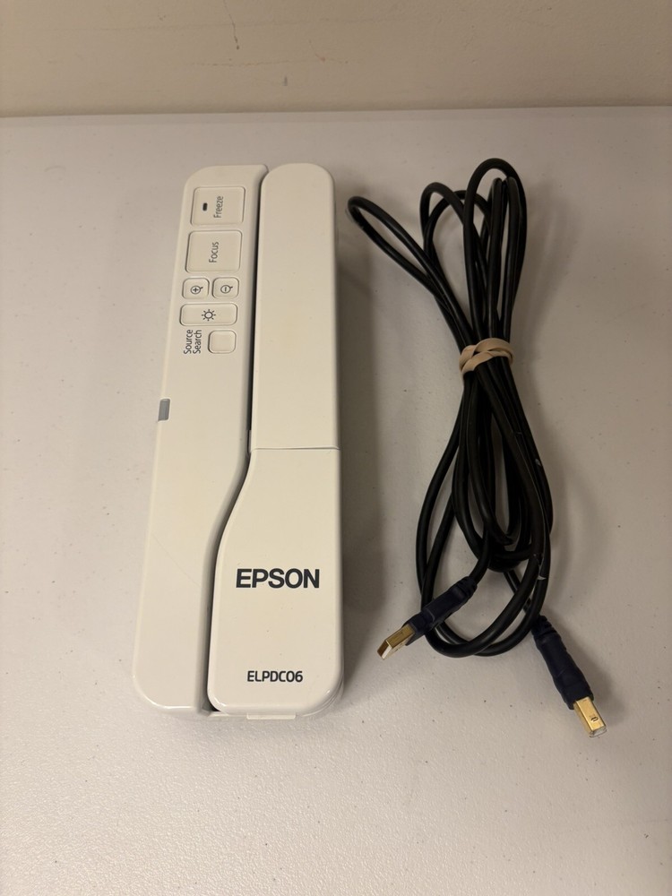 Epson ELPDC06 4x Digital Zoom Portable Compact Document Camera w/USB Cable