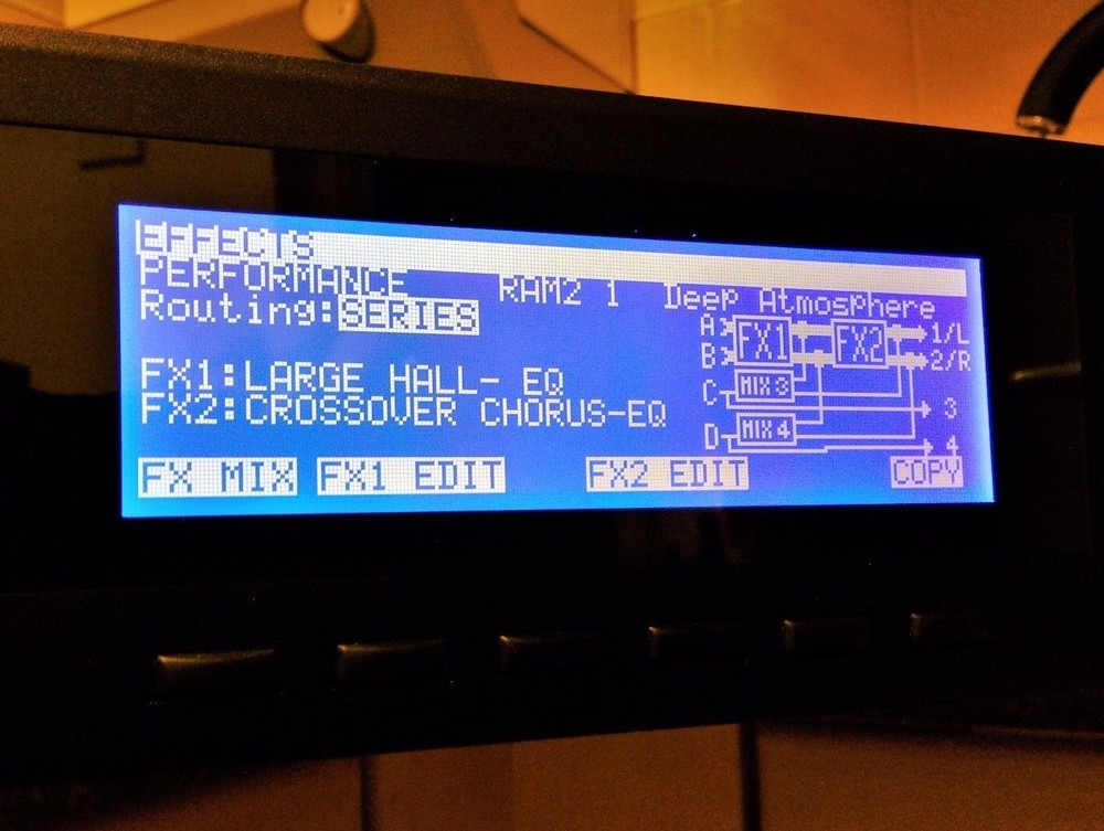 KORG WAVESTATION replacement display - also fits EX + A/D models - easy install