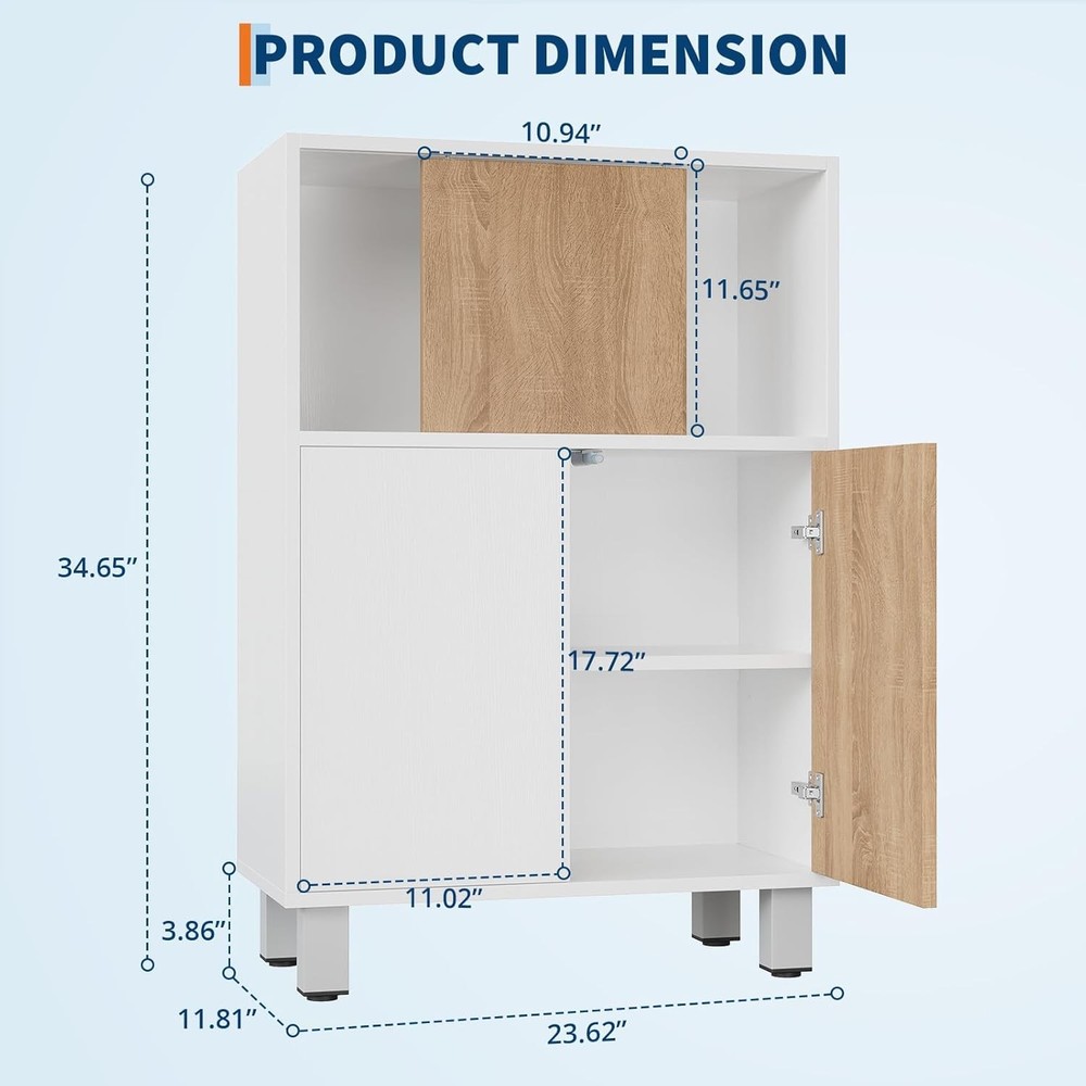 Buffet Sideboard Cabinet with Storage Kitchen Coffee Bar Console Table Cabinet