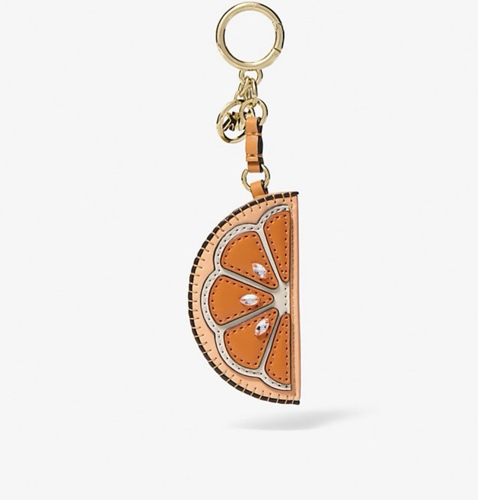 MICHAEL KORS Orange Bag Charm
