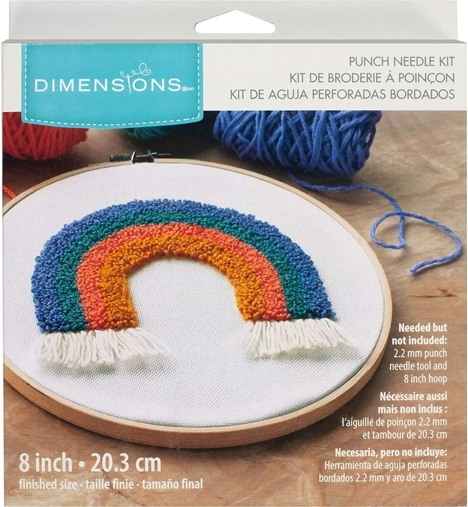 Dimensions Punch Needle Kit - Rainbow