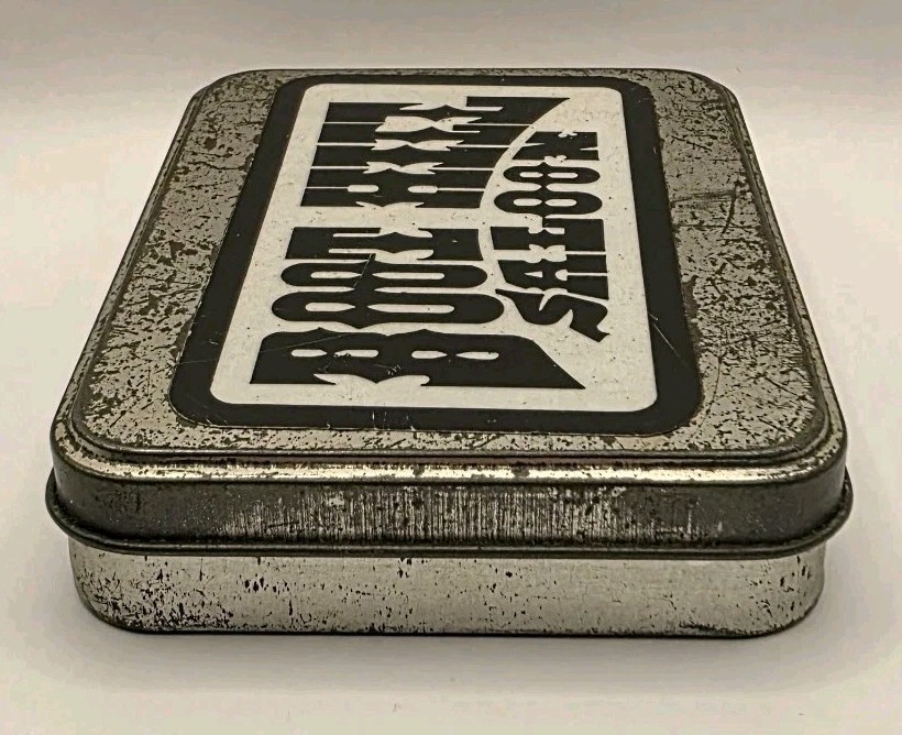 Boot Hill Saloon Fossil Metal Tin 1999 Biker Motorcycle Bar Vintage Daytona