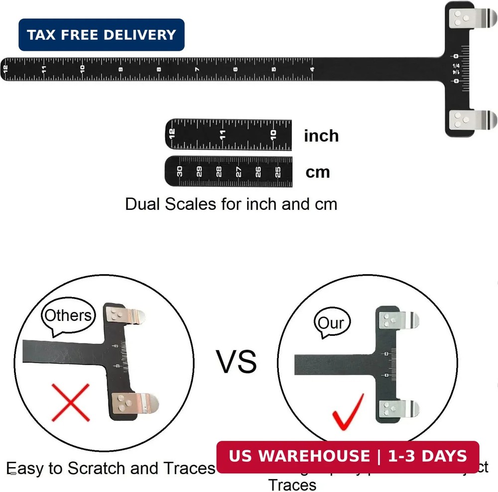 Archery Bow String Nocking Points Set with T Square Ruler Nocking Buckle Pliers