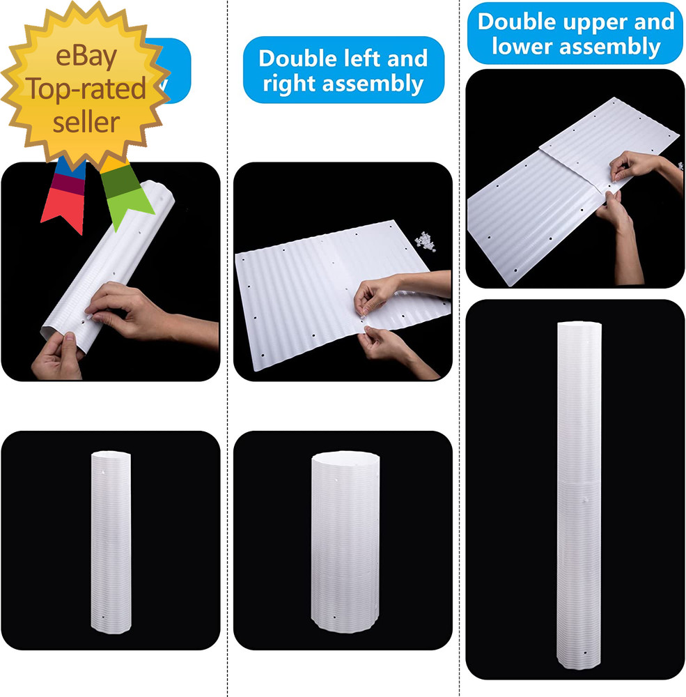 4Pcs Expandable Tree Guards Flexible Tree Bark Protector Tree Trunk Protector