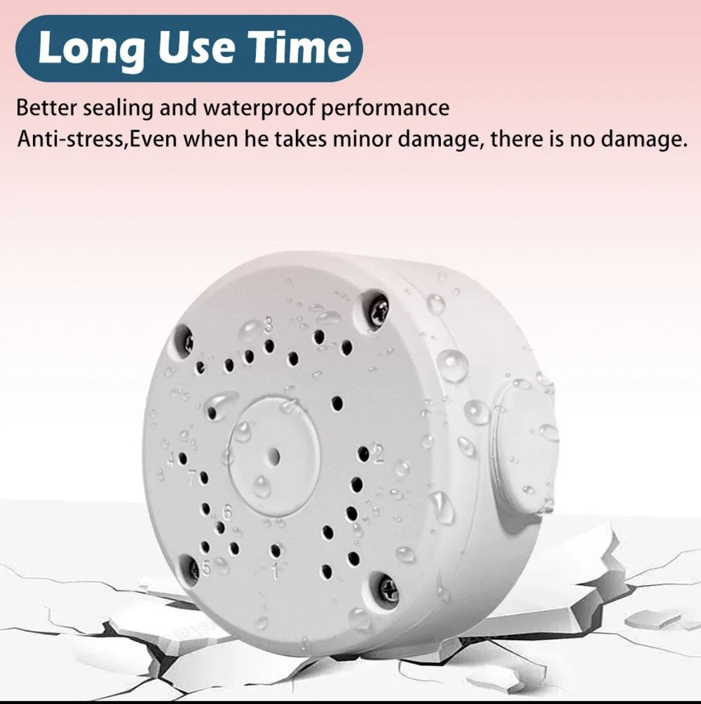 Camera Junction Box Mount Bracket for Security Cameras - 3 Pack