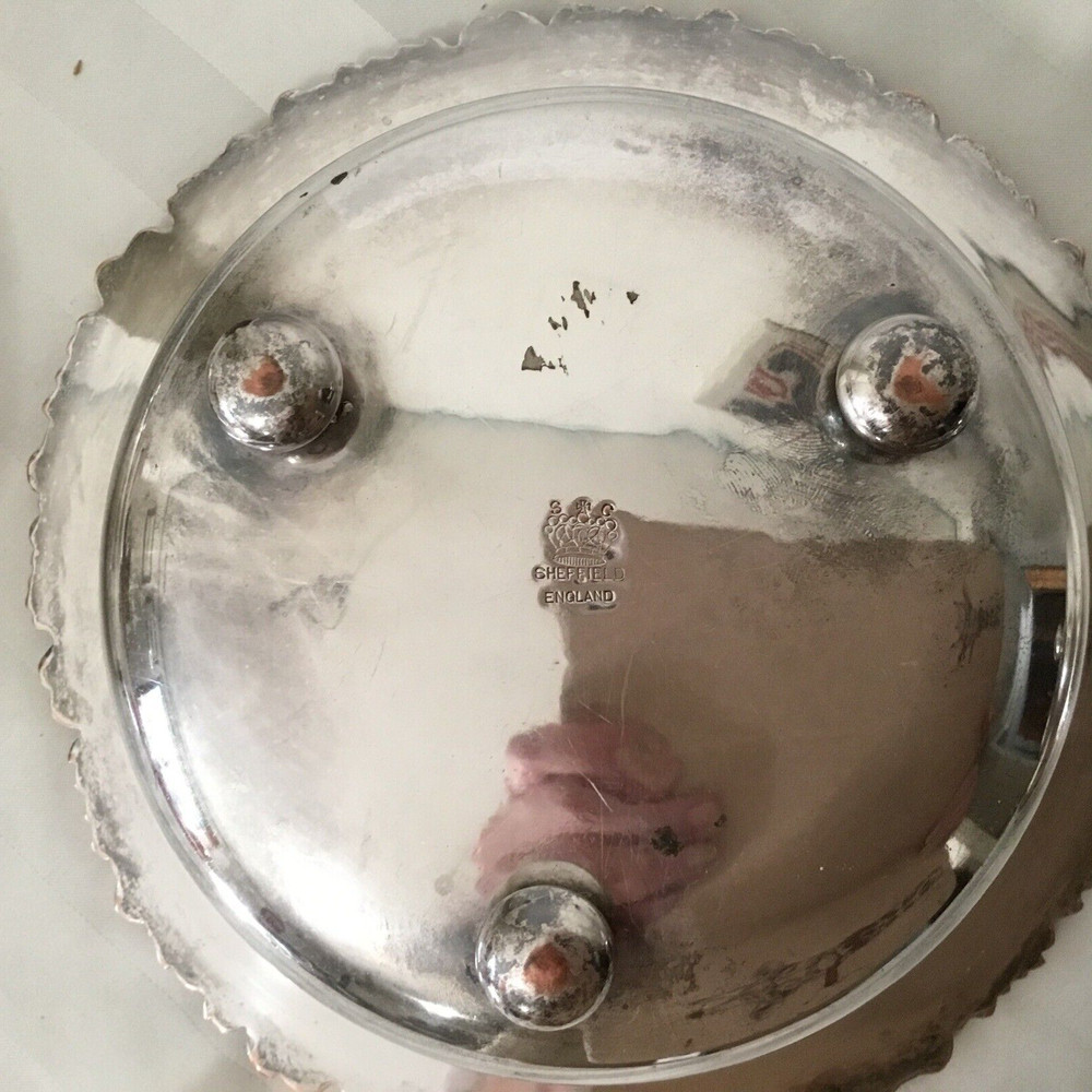 Estate Silverplate Covered Server Bowl/Dish/w insert Sheffield England