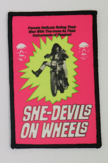 PATCH - She-Devils on Wheels - Horror/Exploitation/Biker flick, H.G. Lewis
