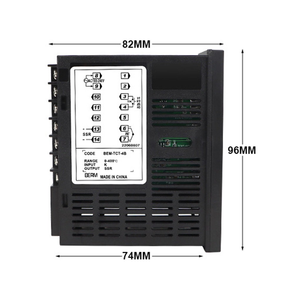 Digital Temperature Controller PID Control Thermostat For Heat Press Machine NpD