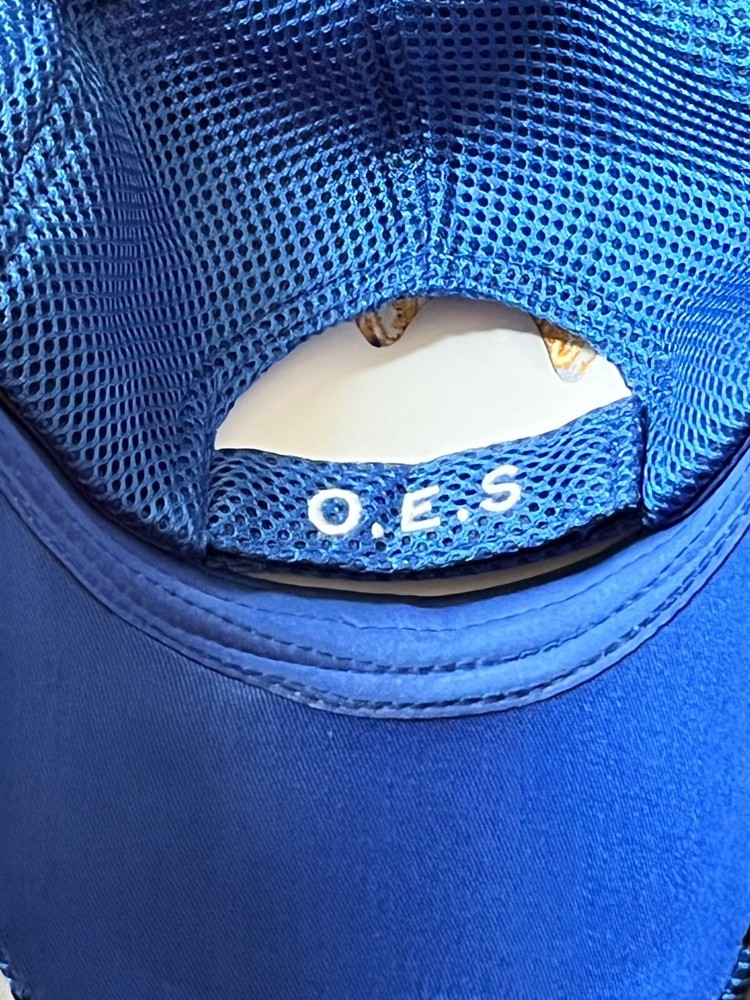 Blue Order Eastern Star OES Mesh Baseball Adjustable Hat Cap Masonic NEW!