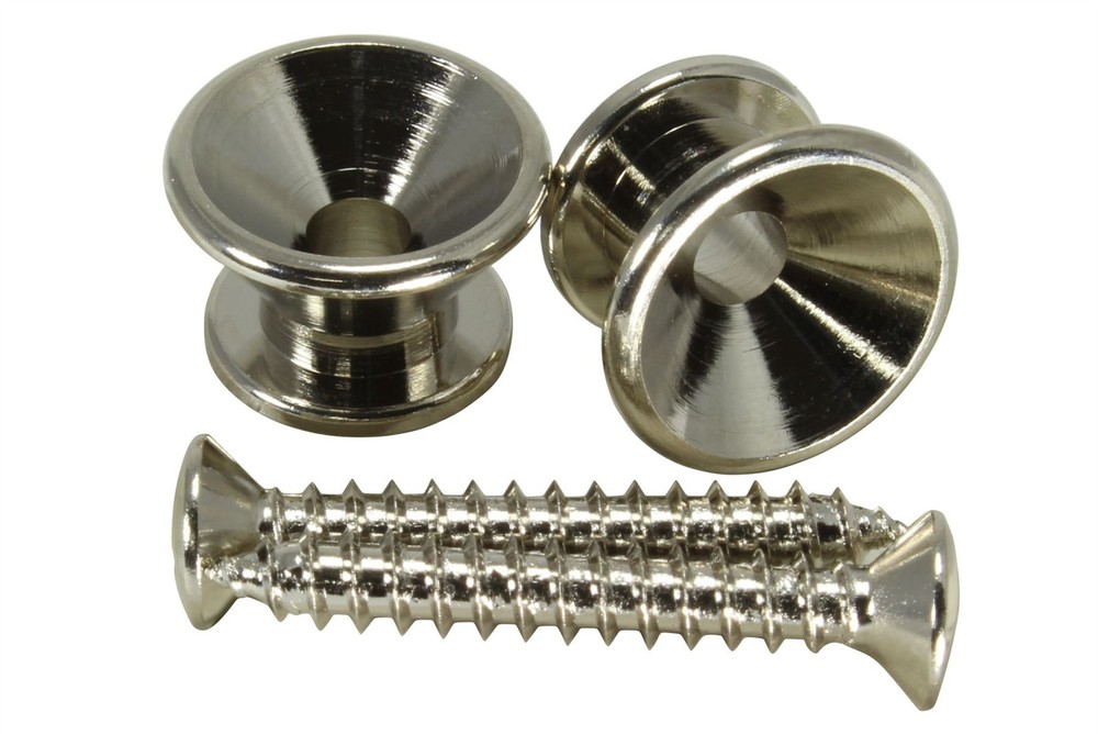 Strap Button Nickel Set of 2