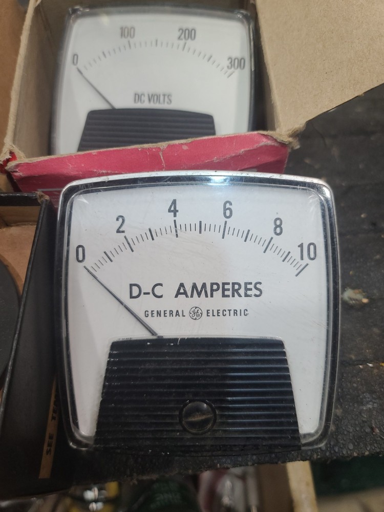 vintage panel meters