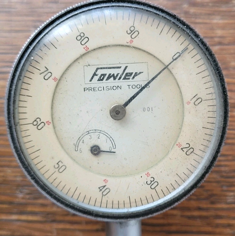 (2) Fowler Precision Tools Dial Indicators .001" Machinist Tools