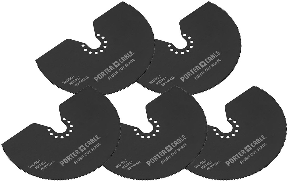 Porter Cable PC3013 Oscillating Flush Cut Blade 5-Pack, PC3013-5PK