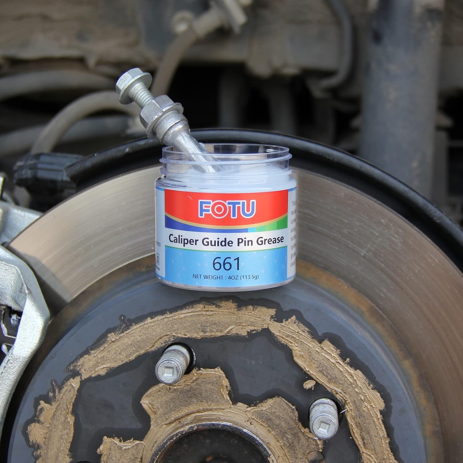 FOTU 661 Brake Caliper Pin Grease – Heat Resistant, Smooth Brake Performance New