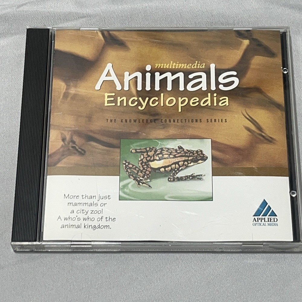 Applied Optical Media Animals Encyclopedia For Macintosh CD Rom