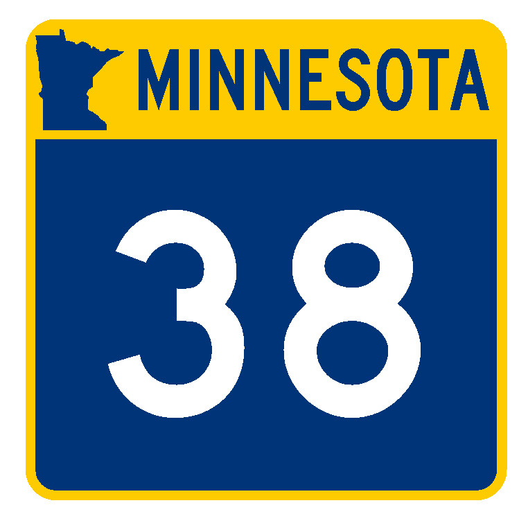 Minnesota State Highway 38 Sticker Decal