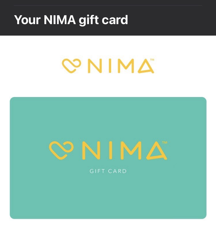 NIMA Gift Card 75 Value