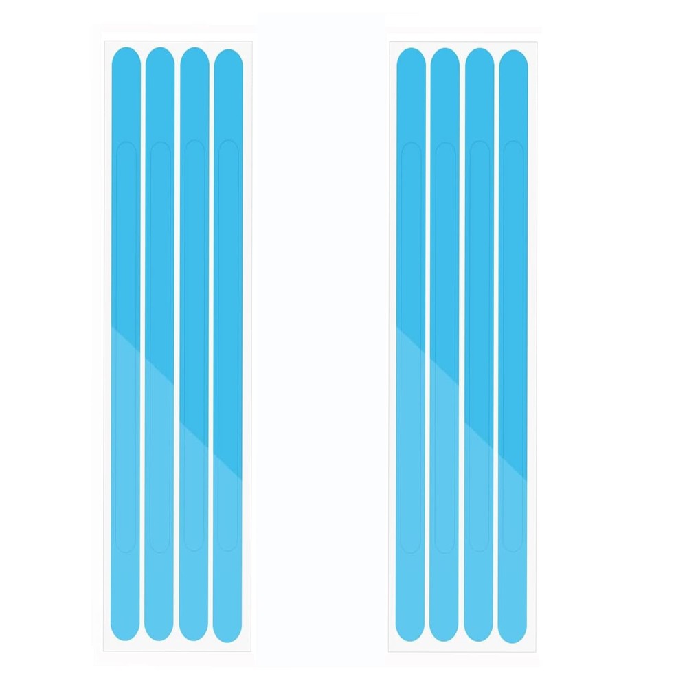 Privacy Screen Filter Adhesive Strips and Slide Mount Tabs, Transparent