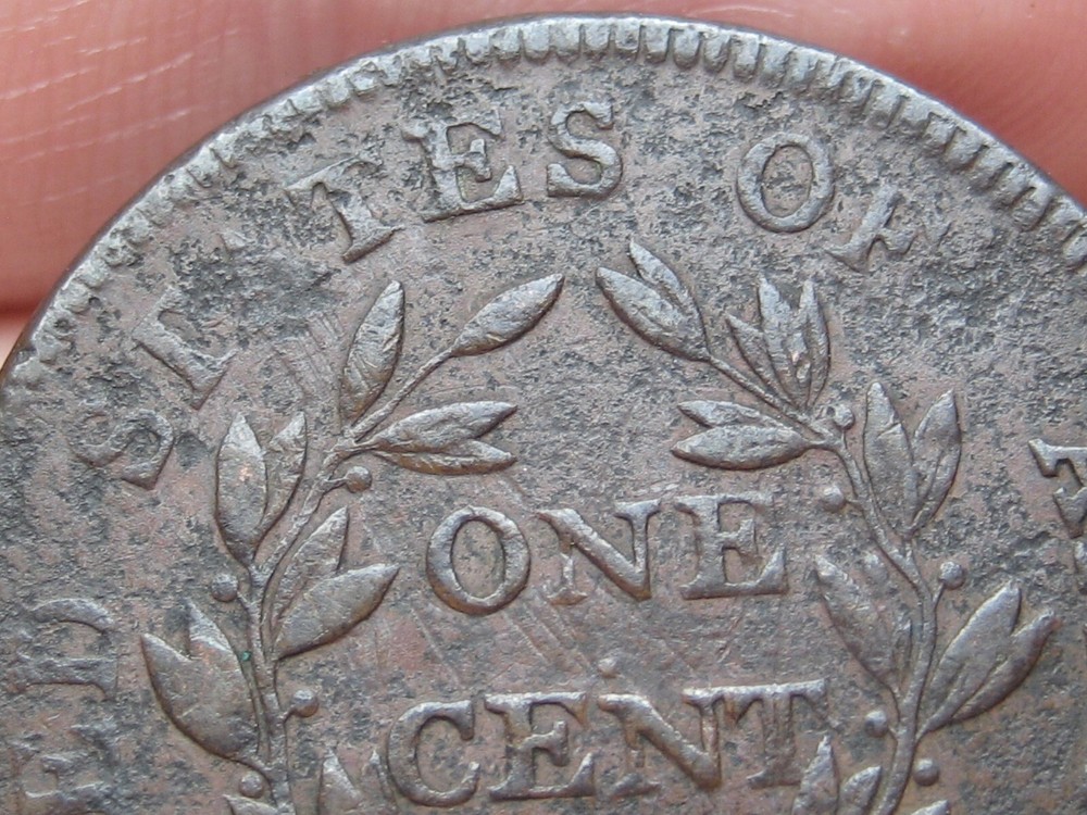 1802 Draped Bust Large Cent Penny- With Stems, VF/XF Details
