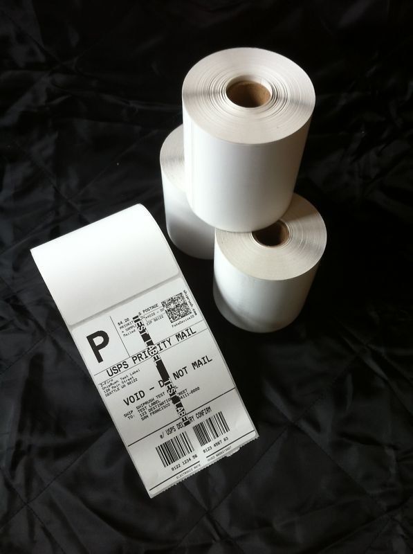4x6 Direct Thermal Labels Premium Zebra Eltron 2844 ZP450 Compatible 250 Rolls