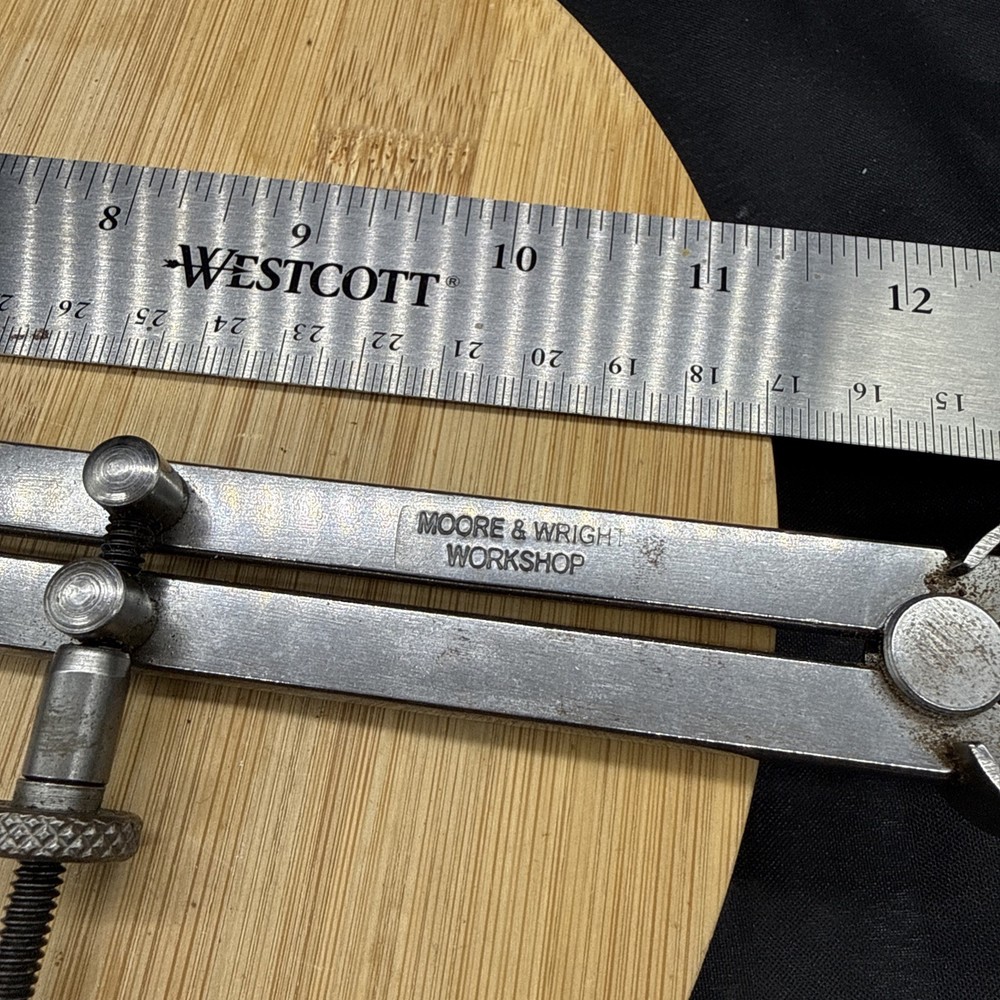 Vintage Moore & Wright Inside Calipers 12” Long Legs