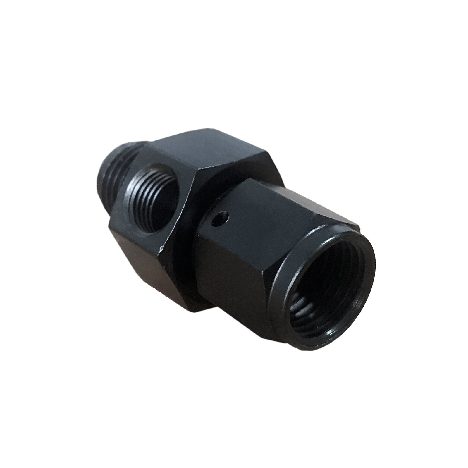 Liquid 0-100psi Fuel Pressure Gauge Regulator Gauge 1/8" NPT W/ 6AN Adapter