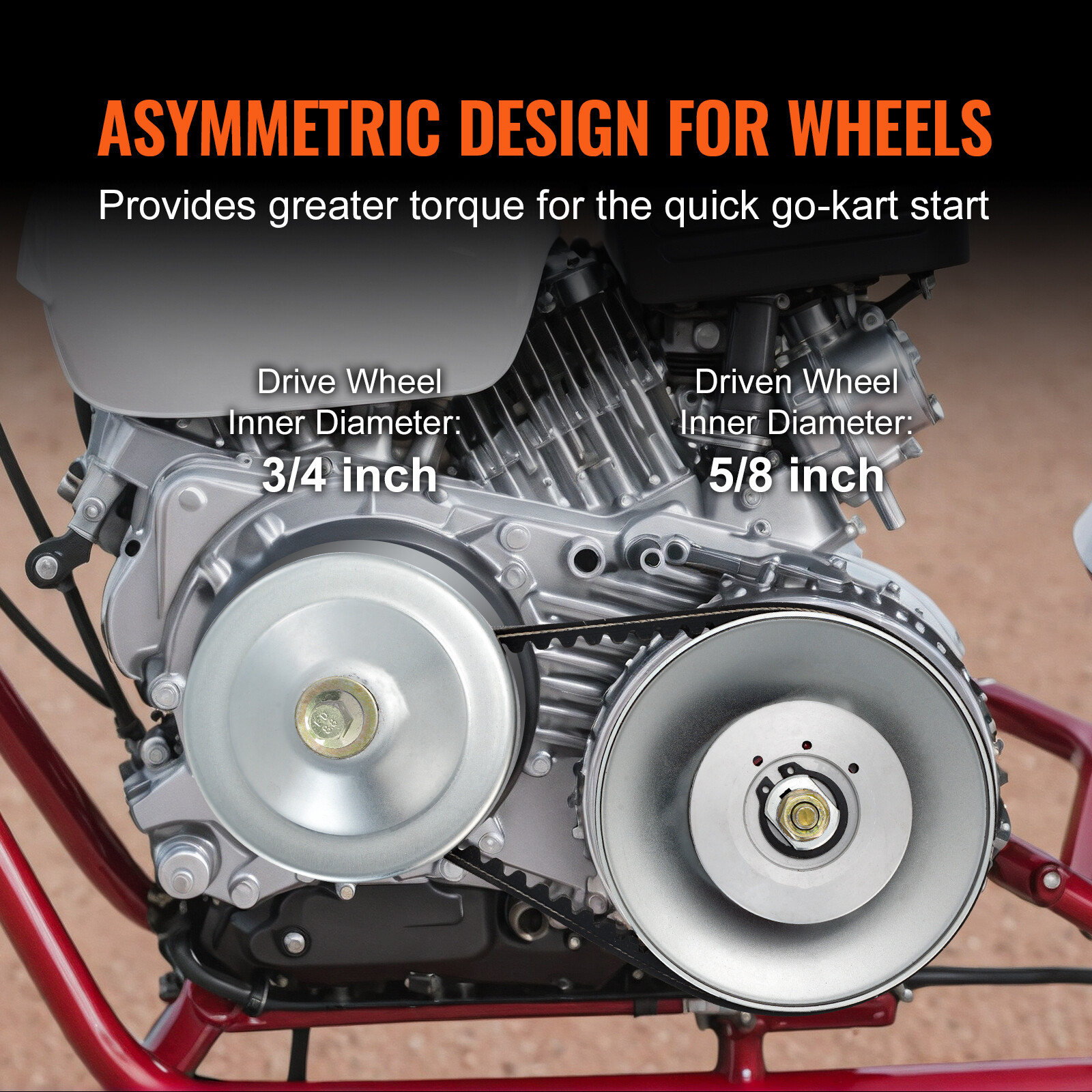 Go Kart Torque Converter 3/4" 30 Series Clutch Kit for Comet 219552/Manco 5957