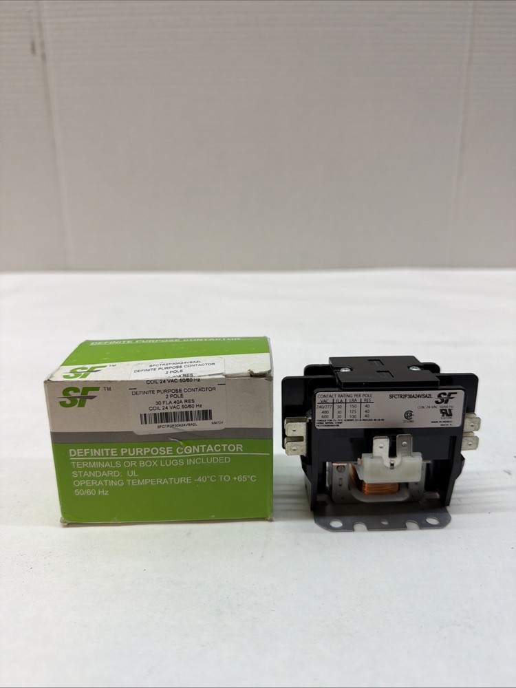 Trane SFCTR2P30A24VSA2L 24V 30A Contactor