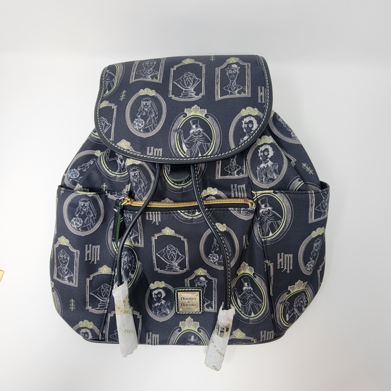 NWT Retired Dooney & Bourke Disney Haunted Mansion HM Portraits Backpack Bag