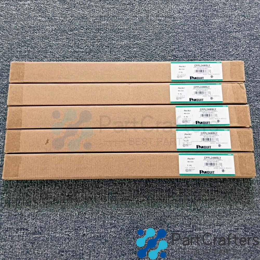 For Panduit CPPL24WBLY MINI-COM MODULAR PATCH PANEL 24 PORT Free shipping