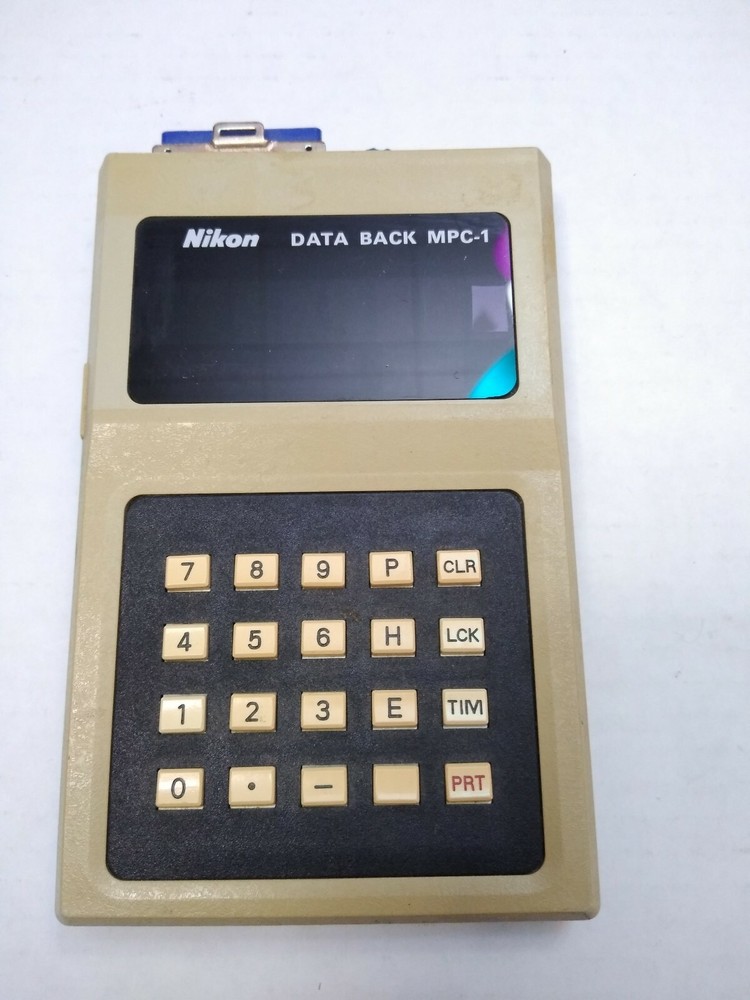 Vintage Nikon Data Back MPC-1 Microscope Photography Camera Accessory UNTESTED