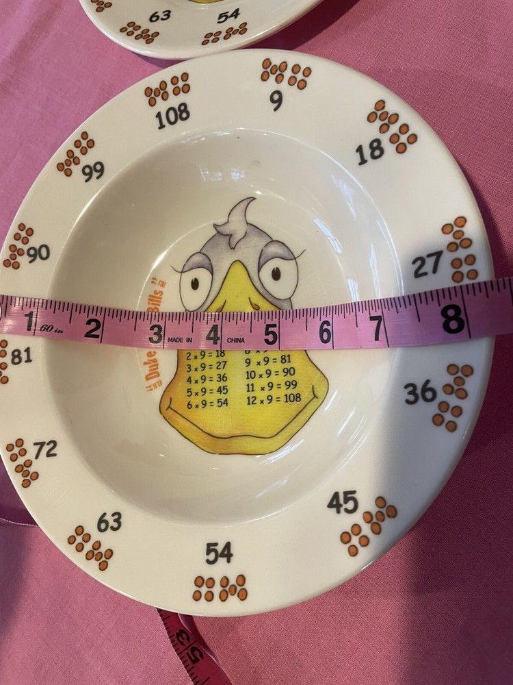 Times Table Meet The Multiples Melamine Dish Set