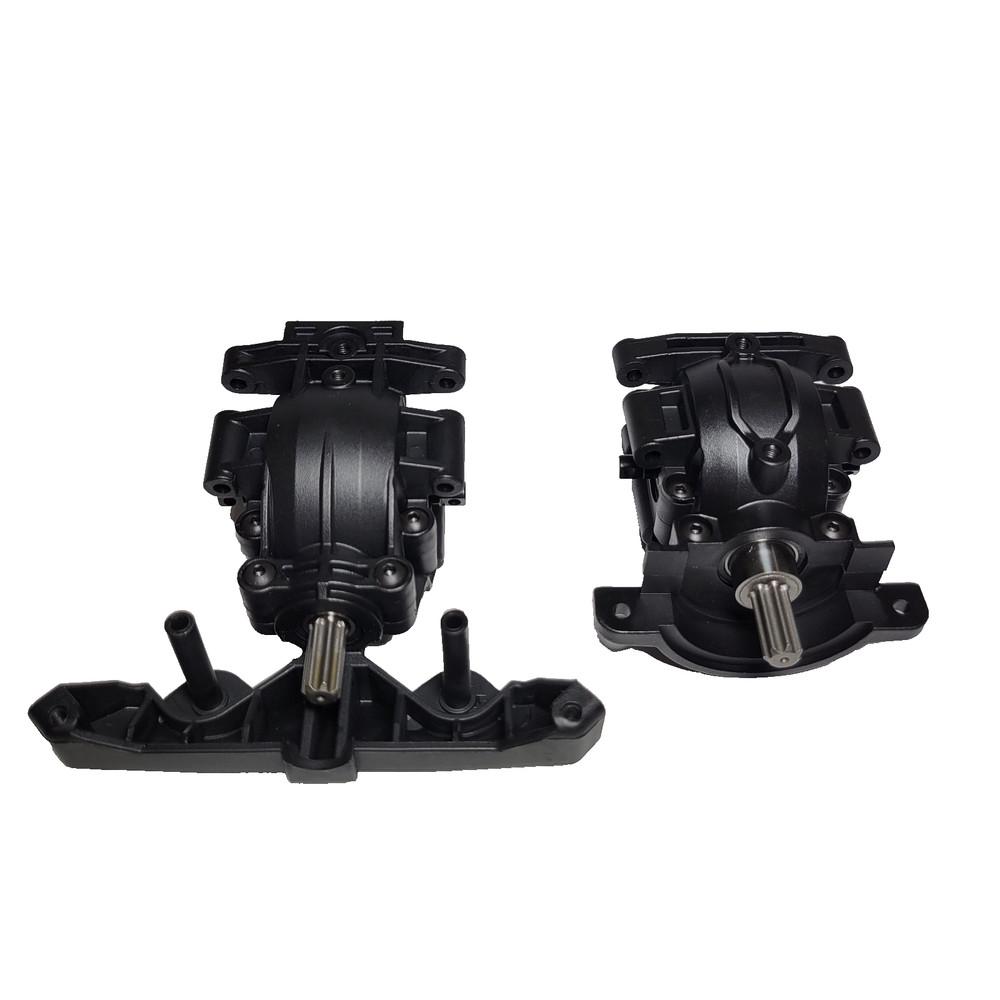Fits Traxxas Mini Maxx Differntials Complete Set & Bulkheads Front & Rear / XRT