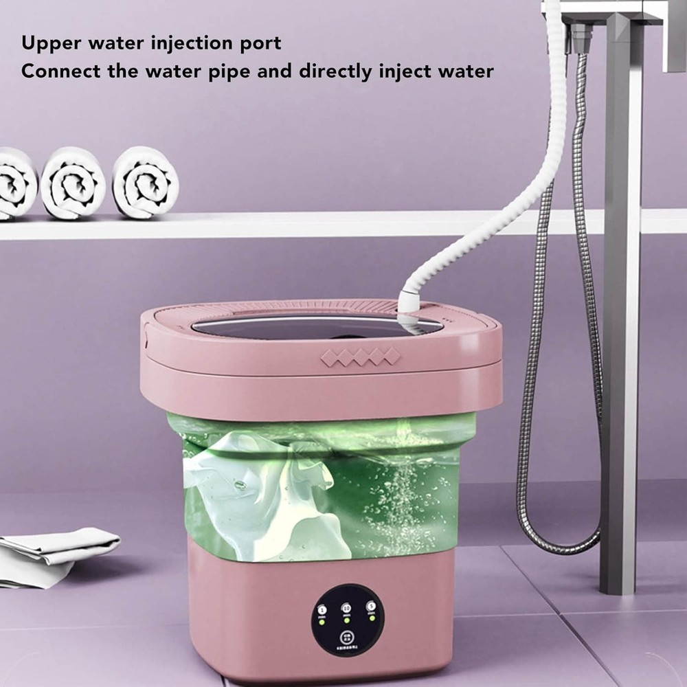 Compact Fully Automatic 6.5L Washing Machine - Easy & Quick Laundry Solution