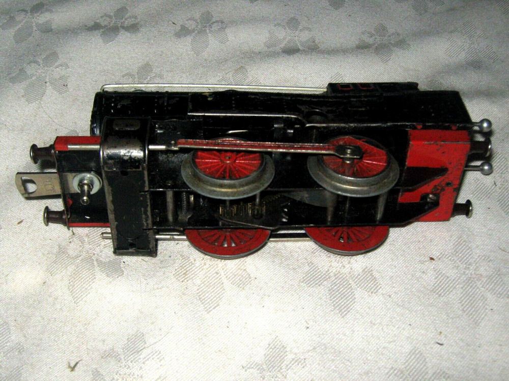 Rare U.S. Zone Germany Fleischmann O Gauge Clockwork E320 0-4-0 Tinplate Engine