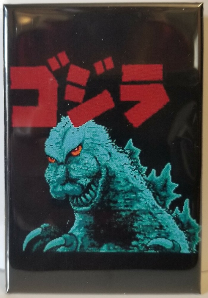 Godzilla 2" x 3" MAGNET Refrigerator Locker Image 6