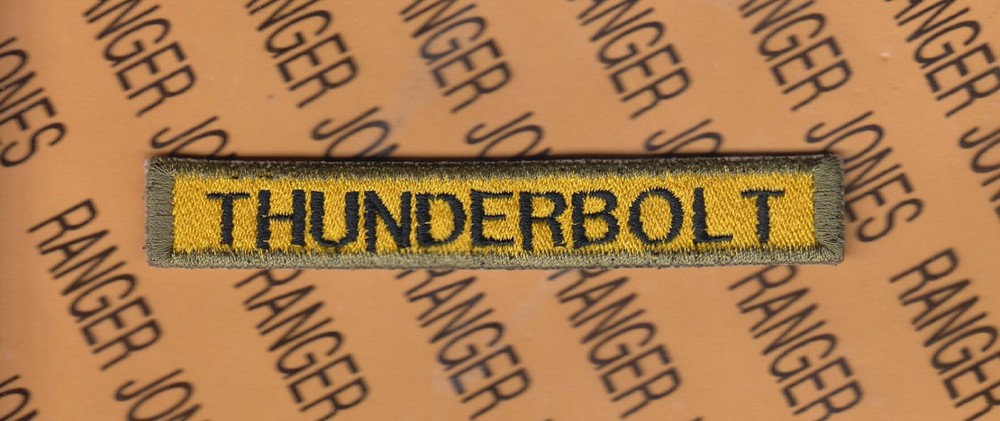 THUNDERBOLT 11th Armored Division Armor Tank 4" tab patch c/e